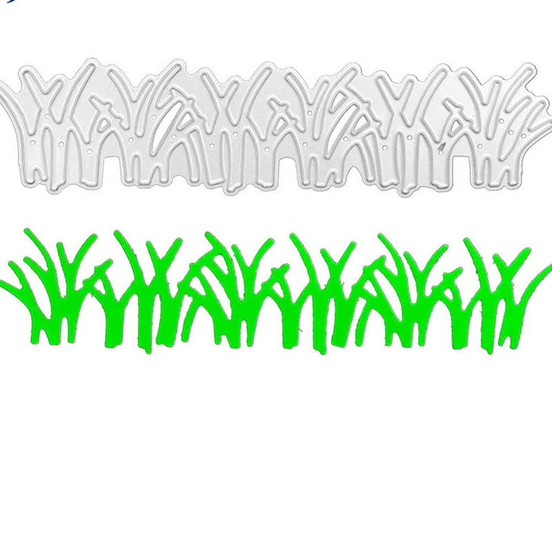 MALISTLN Fence Cutting Dies Grass Straw Die Cuts Metal Embossing Stencils Template Mould for Card Scrapbooking Album Paper Card Decor and DIY Crafting - Image 5